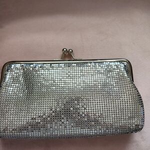 Elegant Silver Clutch Bag